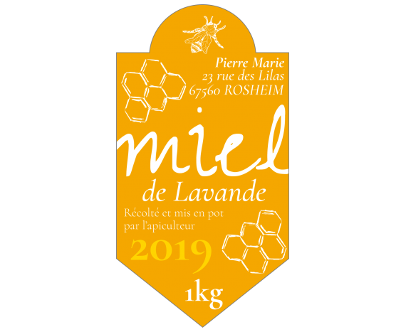 Miel de lavande 2019 jaune