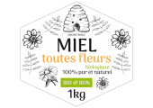 Miel toutes fleurs 100% pur et naturel