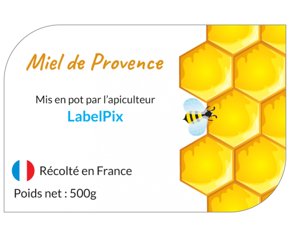 Miel de Provence alvéoles jaunes