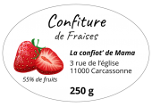 Confiture de fraises - La confiot' de Mama