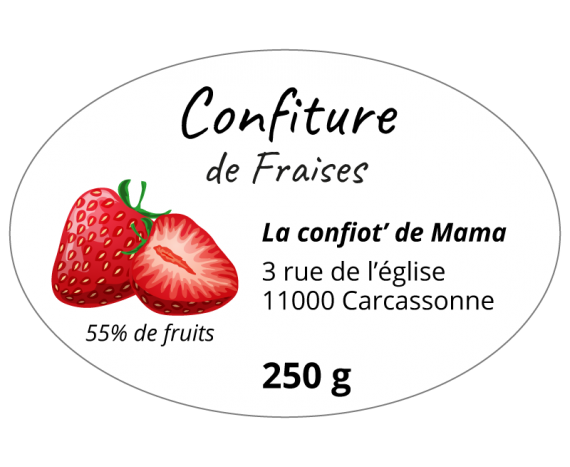 Confiture de fraises - La confiot' de Mama