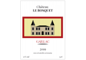 Autocollant pour bouteille de vin - Le bosquet Gaillac