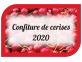 Confiture de cerises - autocollant à personnaliser