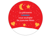 étiquette pâtisserie joyeyses fêtes LabelPix