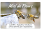 Autocollant miel de fleurs image en arrière plan