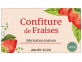 Confiture de fraises - étiquette à personnaliser