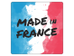 Sticker "Made in France" - fond aquarelle