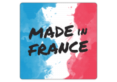 Sticker "Made in France" - fond aquarelle