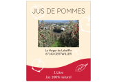 Autocollant jus de pommes 1 L à personnaliser