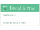 Étiquette à compléter "Bocal à vrac" vert