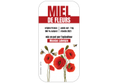 Étiquette adhésive Miel de Fleurs 1kg