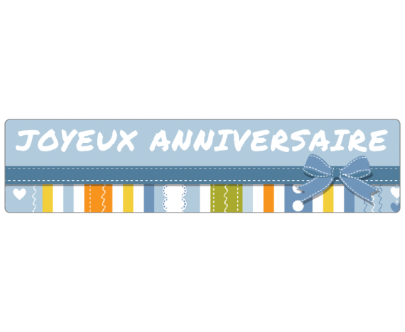 Étiquettes Joyeux Anniversaire