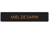 Étiquette standard Miel de sapin 