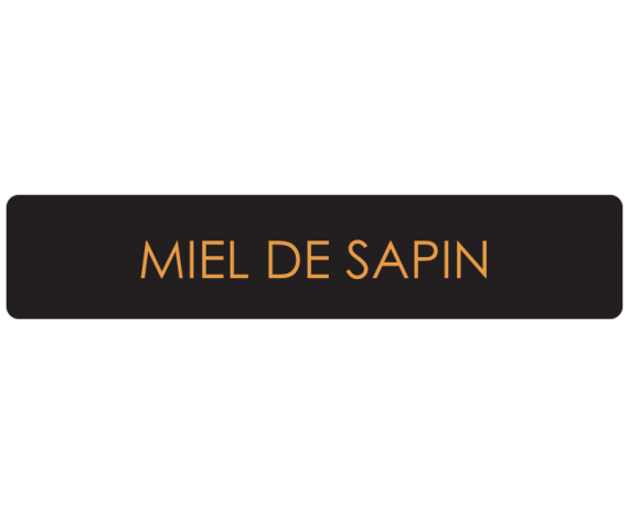 Étiquette standard Miel de sapin 