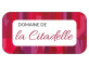 Étiquette adresse caviste "domaine de la citadelle"