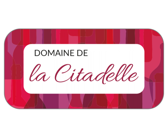 Étiquette adresse caviste "domaine de la citadelle"