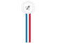 Étiquette hexagonale avec bande scellée