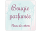 Sticker bougie parfumée à personnaliser en ligne