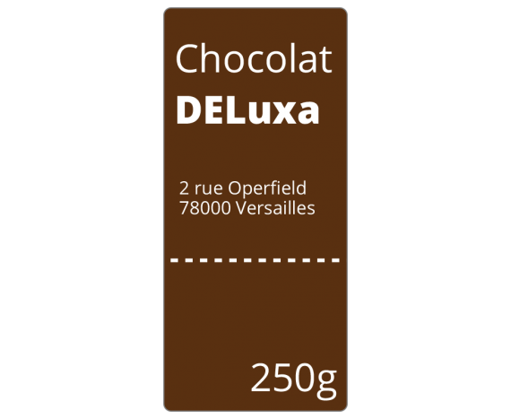 Étiquettes fermeture boites de chocolat