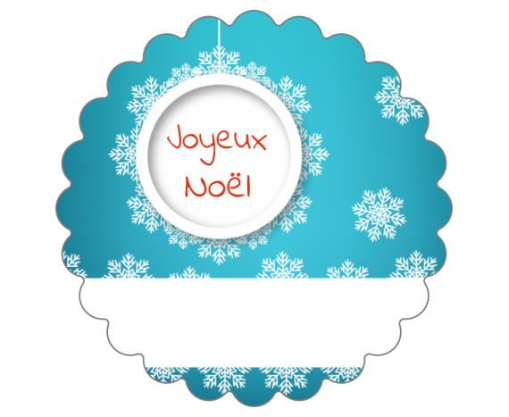 Joyeux Noël et encart pour le nom