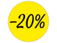 Étiquettes promotions remise -20%