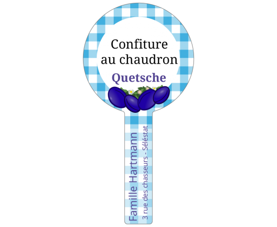 Confiture au chaudron - Quetsche