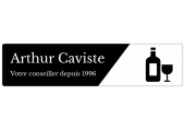 étiquette cadeau caviste impression noire