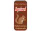 étiquette pâte à tartiner écureuil