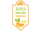 100% pur jus d'orange