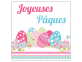 Étiquettes Joyeuses Pâques petits oeufs