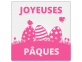 Étiquettes Joyeuses Pâques Oeufs et Oisillons