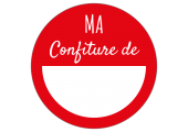 Étiquette confiture mangue - Autocollant personnalisé avec LabelPix