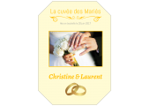 étiquette vin personnalisé photo mariage