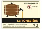 étiquette adhésive personnalisée bière