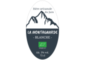 étiquette bière blanche bio