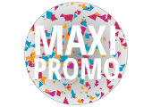 Étiquettes Maxi Promo colorées