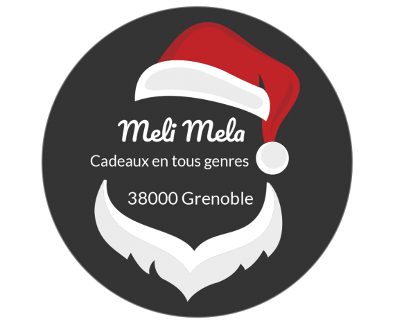 étiquette cadeau père noël