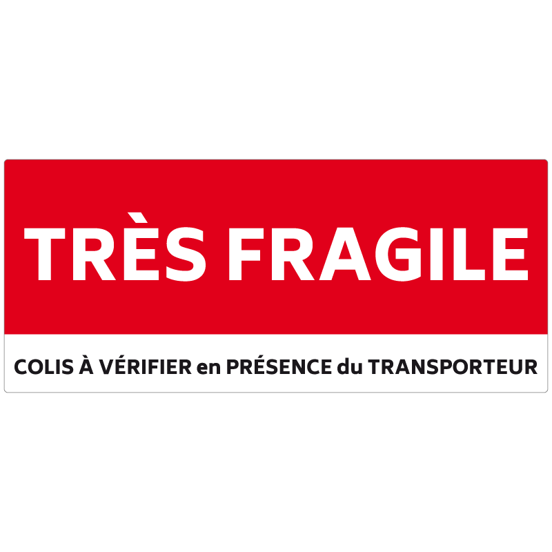 Etiquettes d'expédition multisymboles - Fragile manipuler avec précaution