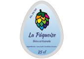 étiquette bière oeuf de pâques