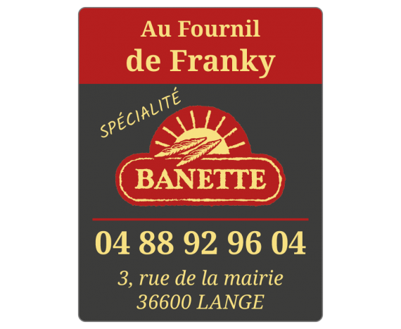 étiquette autocollante boulangerie banette