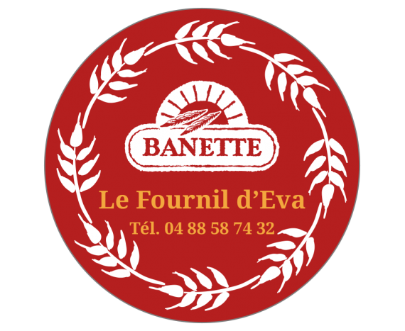 étiquette autocollante ronde boulangerie banette