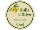 étiquette autocollante huile d'olive pressée à froid