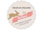 étiquette autocollante oeuf chocolat