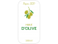 étiquette huile d'olive personnalisée