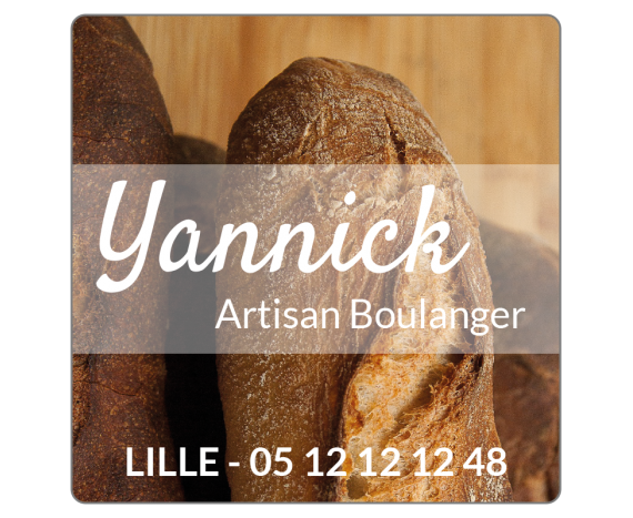 autocollant boulanger