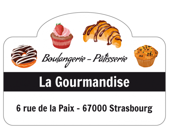 autocollant personnalisé boulangerie pâtisserie