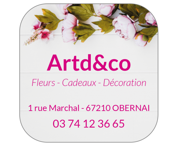 Autocollant personnalisé fleuriste - Impression & Imprimerie en ligne