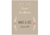 autocollant mariage pour bouteille