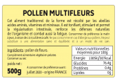 contre-étiquette POLLEN