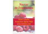 étiquette nectar de framboises